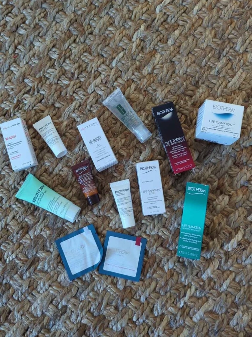 Luxury Skincare Deluxe Travel / Sample Lot - Biotherm, Clarins, Clinique